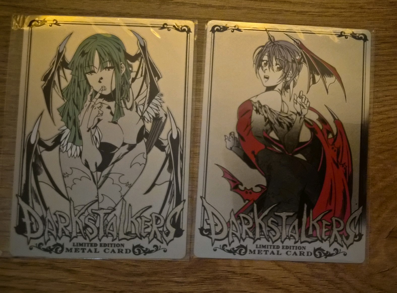 UDON Darkstalkers Morrigan Limited Edition Metal Card Collectible