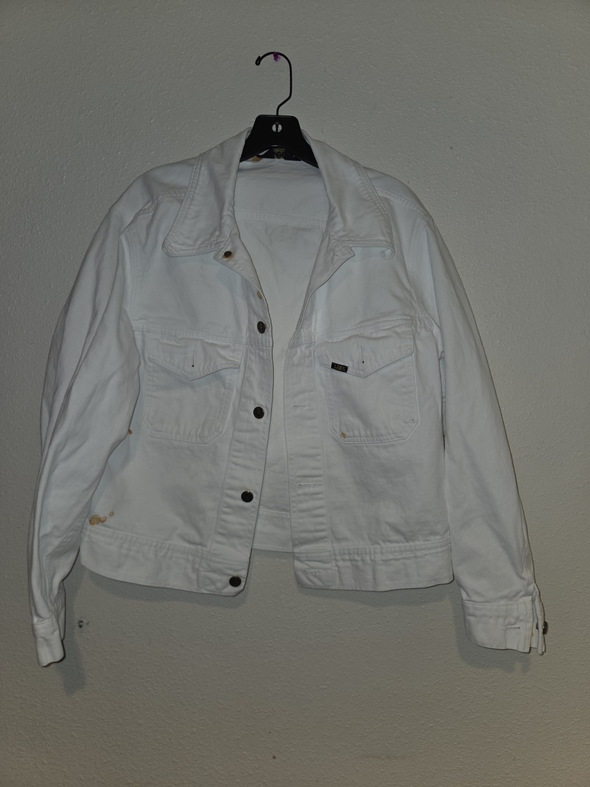Vtg Vintage Lee Westerner Jacket USA Denim Jacket Men’s Med-large Pearl Cat Eye Vtg Vintage Lee Westerner Jacket USA Denim Jacket Men’s Med-large Pearl Cat Eye