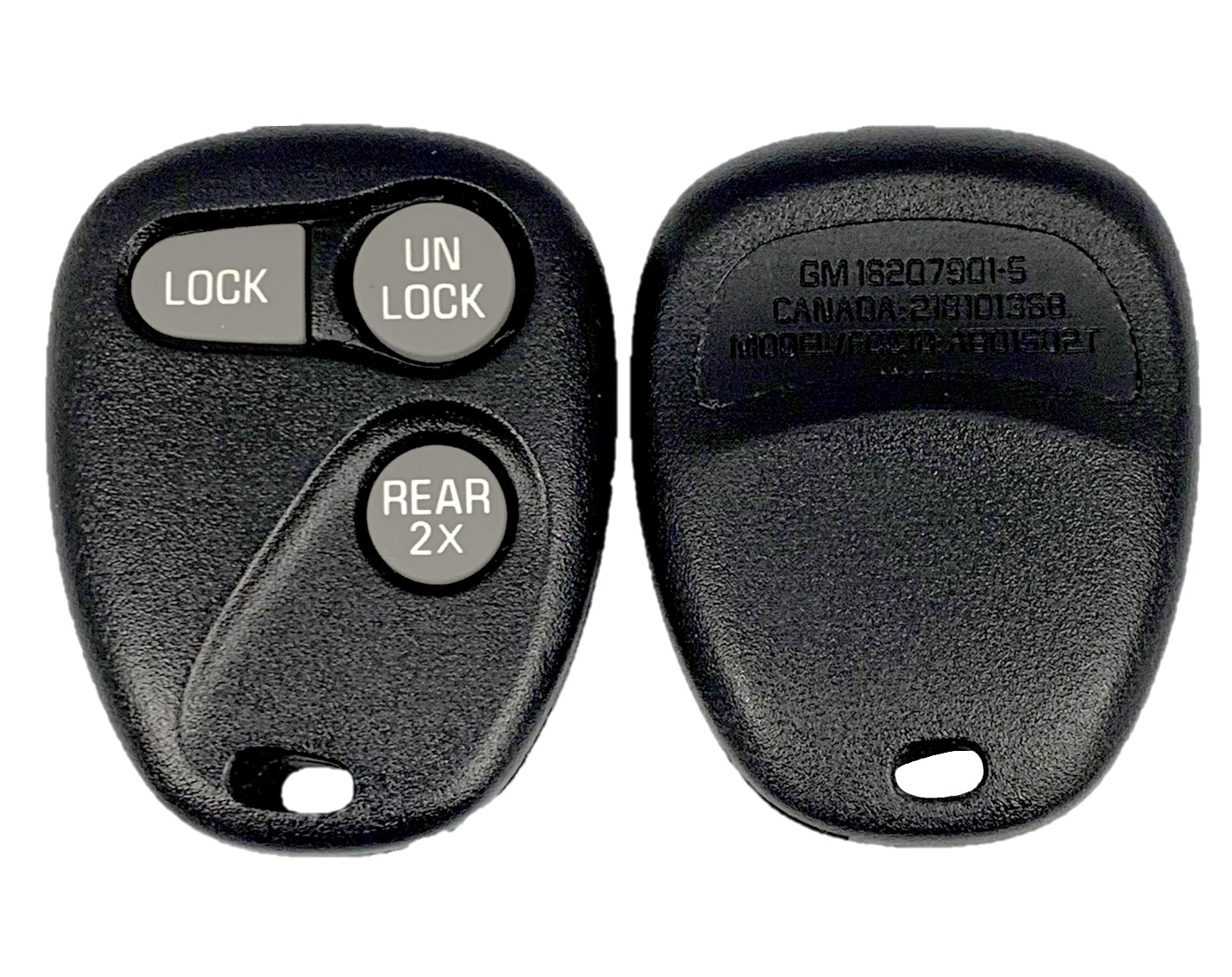 OEM Keyless Remote Key Fob 3 Button Rear2X Genuine GM ABO1502T 16245100-29