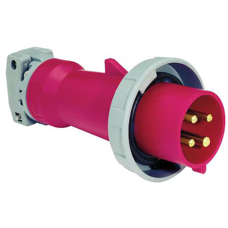 Hubbell Wiring Device-Kellems Hbl420p7w Watertight Pin & Sleeve Plug, 20 A, Hubbell Wiring Device-Kellems Hbl420p7w Watertight Pin & Sleeve Plug, 20 A,