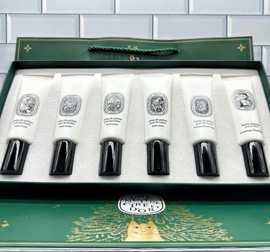 Diptyque Limited Edition 6-Piece Perfumed Hand Cream Gift Set Holiday NEW RARE Diptyque Limited Edition 6-Piece Perfumed Hand Cream Gift Set Holiday NEW RARE