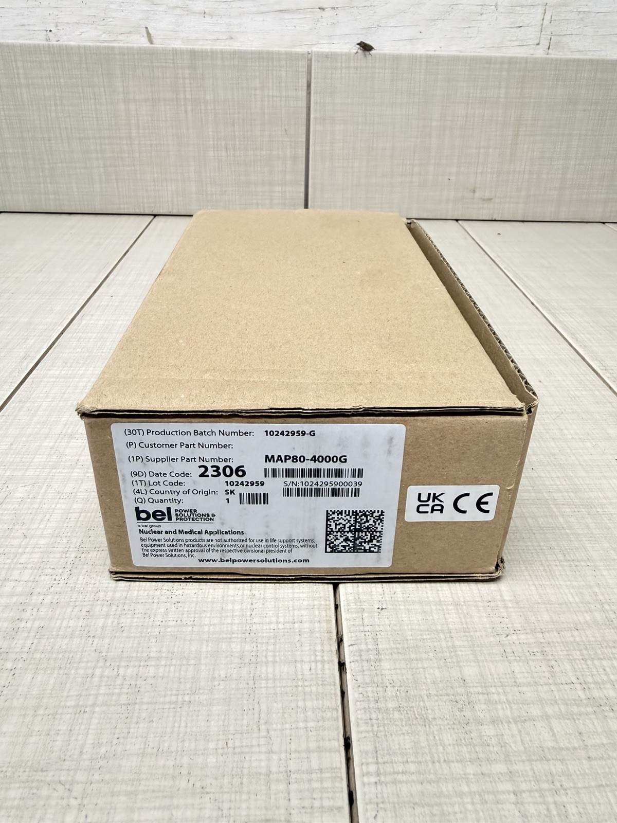 BEL POWER SOLUTIONS MAP80-4000G POWER SUPPLY, NEW BEL POWER SOLUTIONS MAP80-4000G POWER SUPPLY, NEW