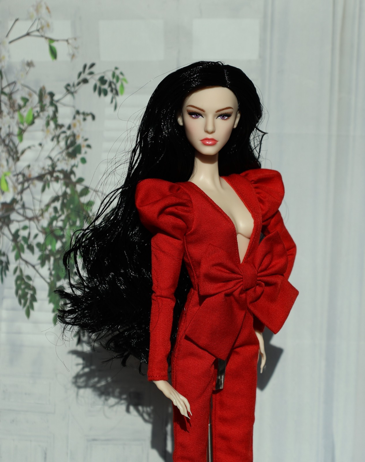 NEW Demi Celia 2nd Gen DC Supermodel BLACK CURLS Integrity Fashion Royalty Style