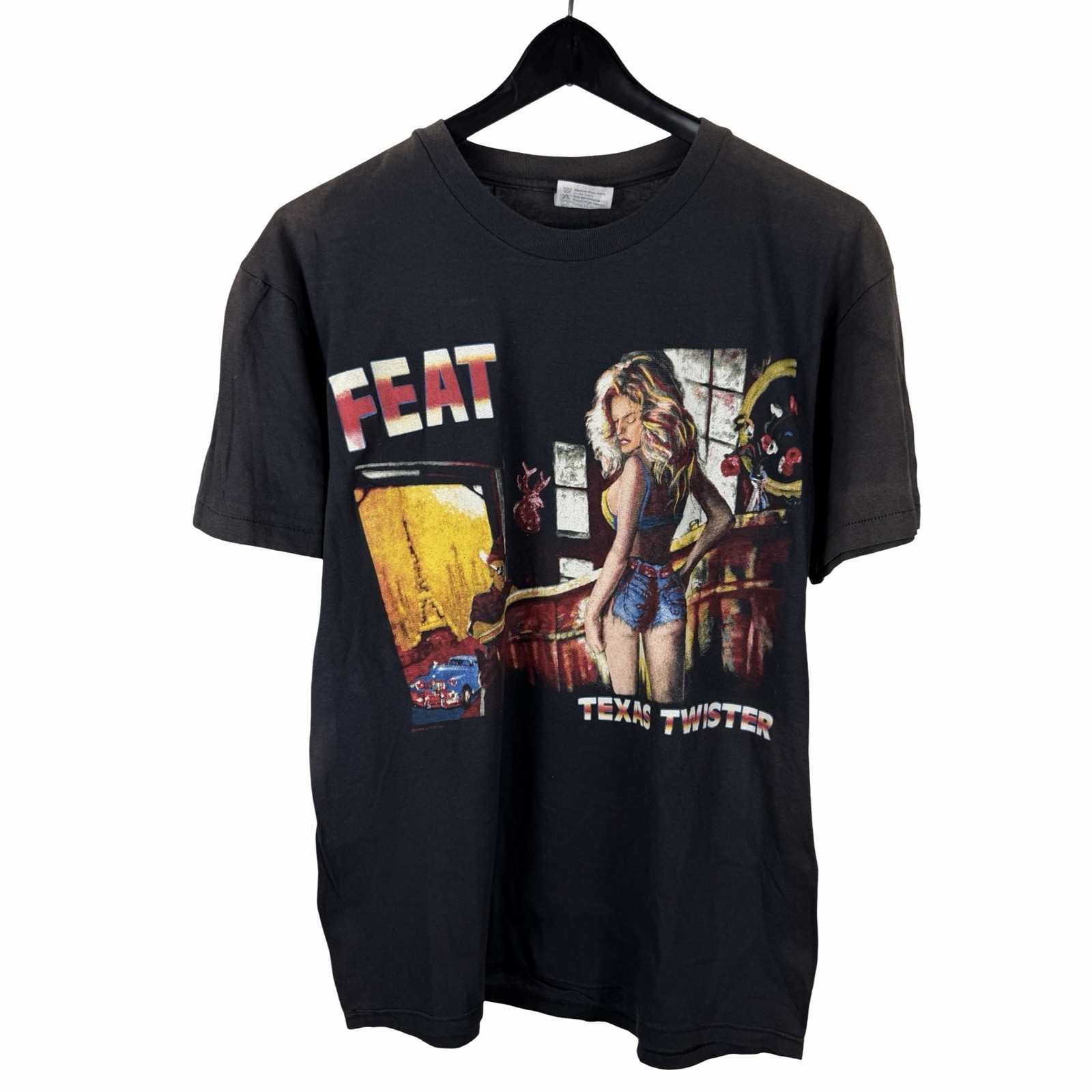 Vintage 1990 Little Feat Texas Twister Band Music Graphic Shirt Size L Vintage 1990 Little Feat Texas Twister Band Music Graphic Shirt Size L