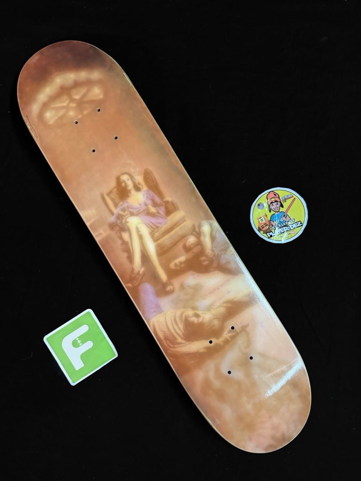 RARE VINTAGE Mike Crum 1990s Prime Skateboard Deck 1993-94 World Industries 101 RARE VINTAGE Mike Crum 1990s Prime Skateboard Deck 1993-94 World Industries 101