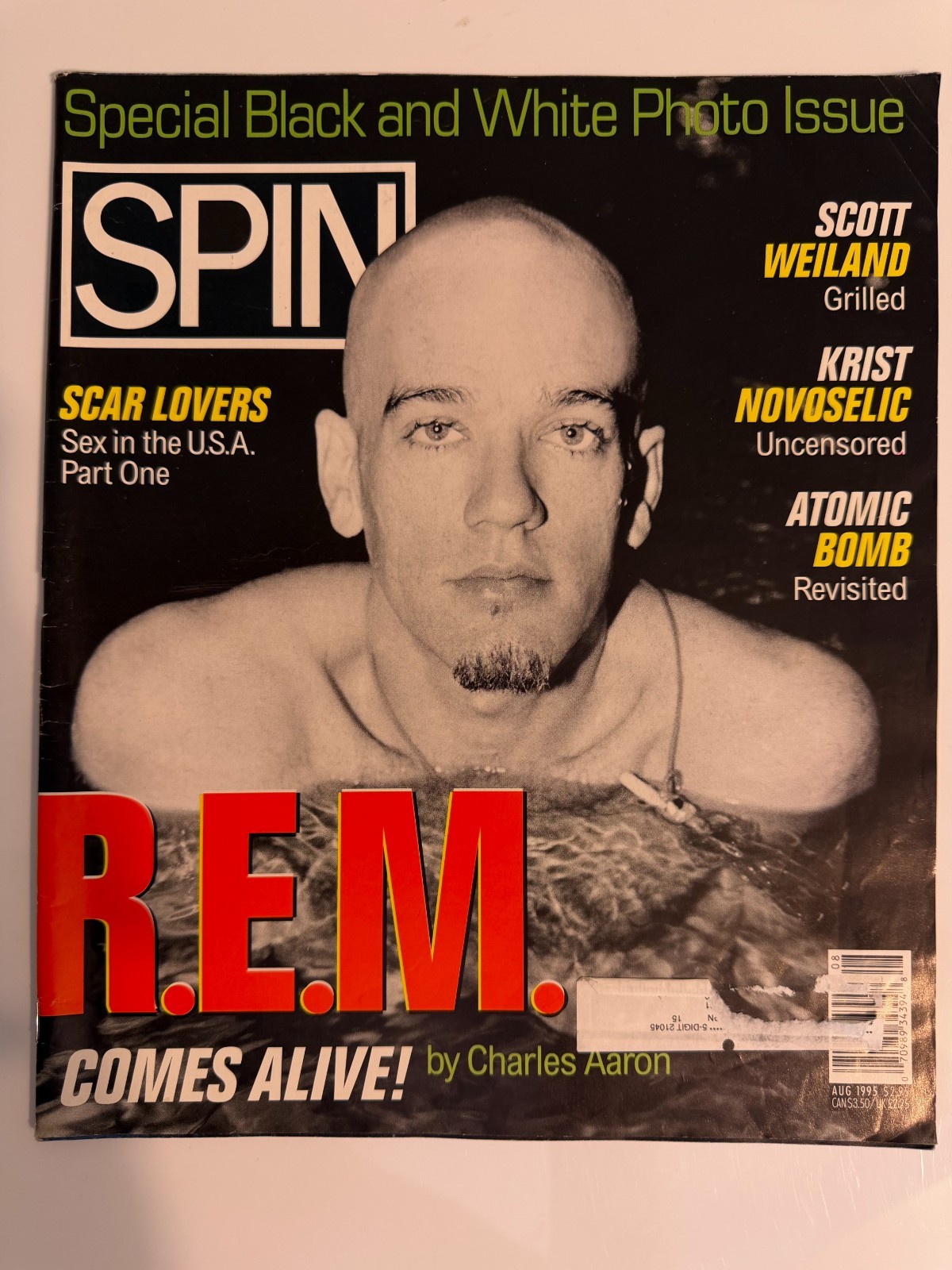 SPIN Magazine August 1995 REM Michael Stipe Scott Weiland Krist Novoselic