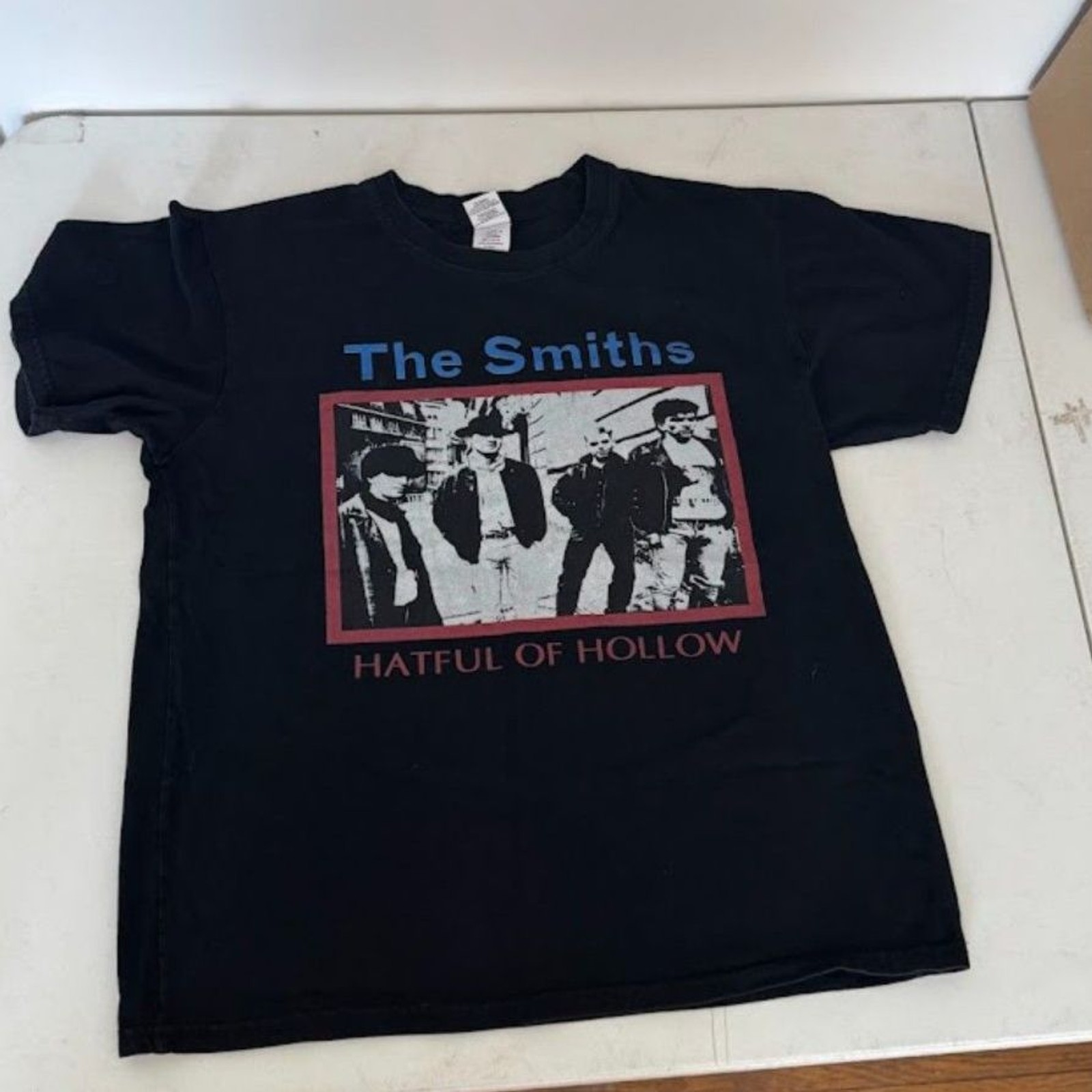 Black The Smiths Hateful Hollow Uk Tour 84 T shirt - 2014 reprint Medium (M)