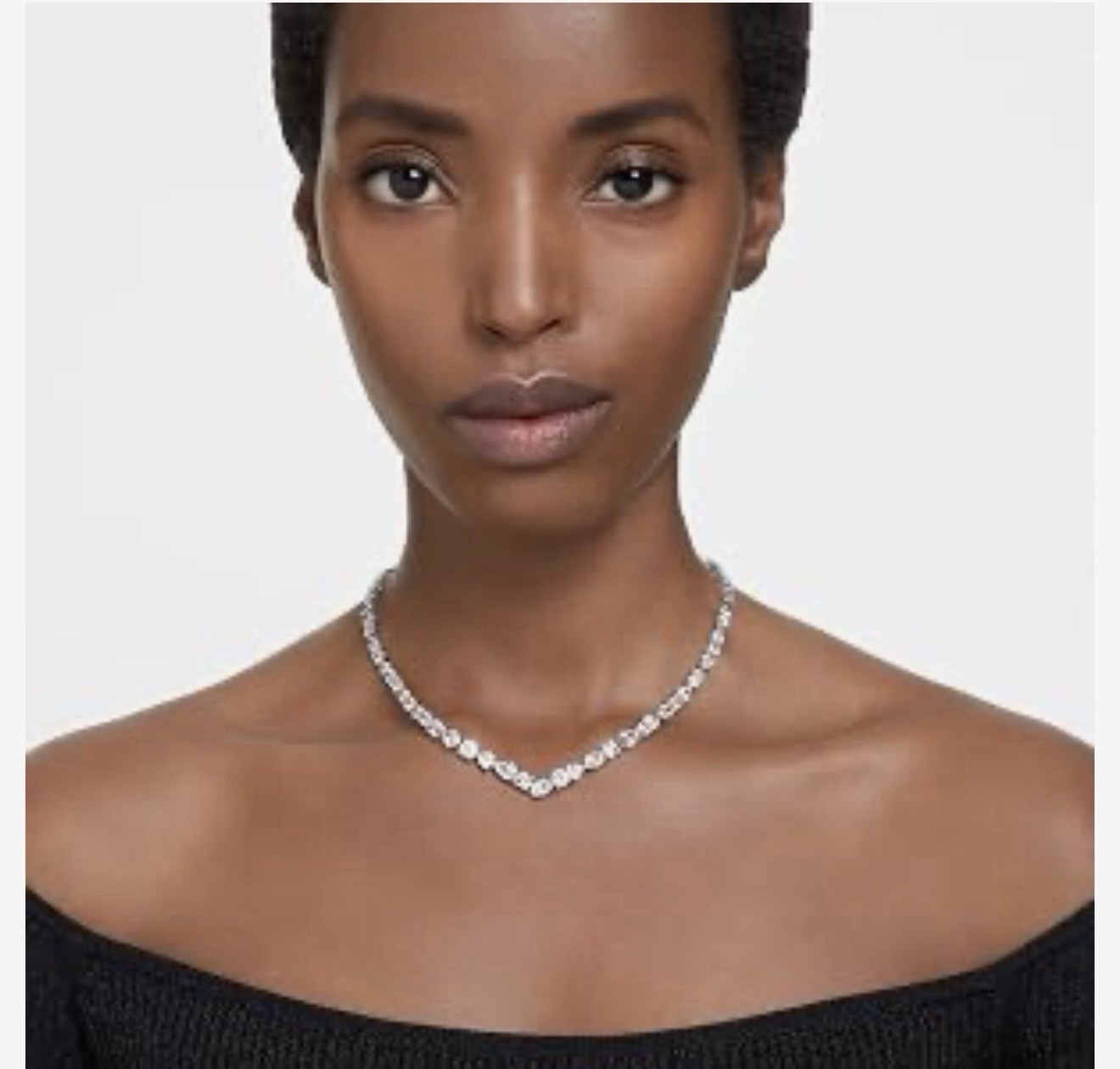 Swarovski Mesmera Necklace Silver Color Swarovski Mesmera Necklace Silver Color