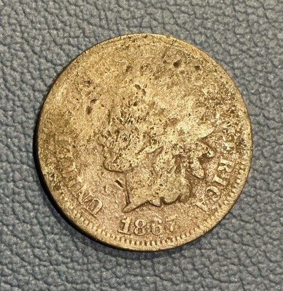 1867 Indian Cent Penny - Rare Date 1867 Indian Cent Penny - Rare Date