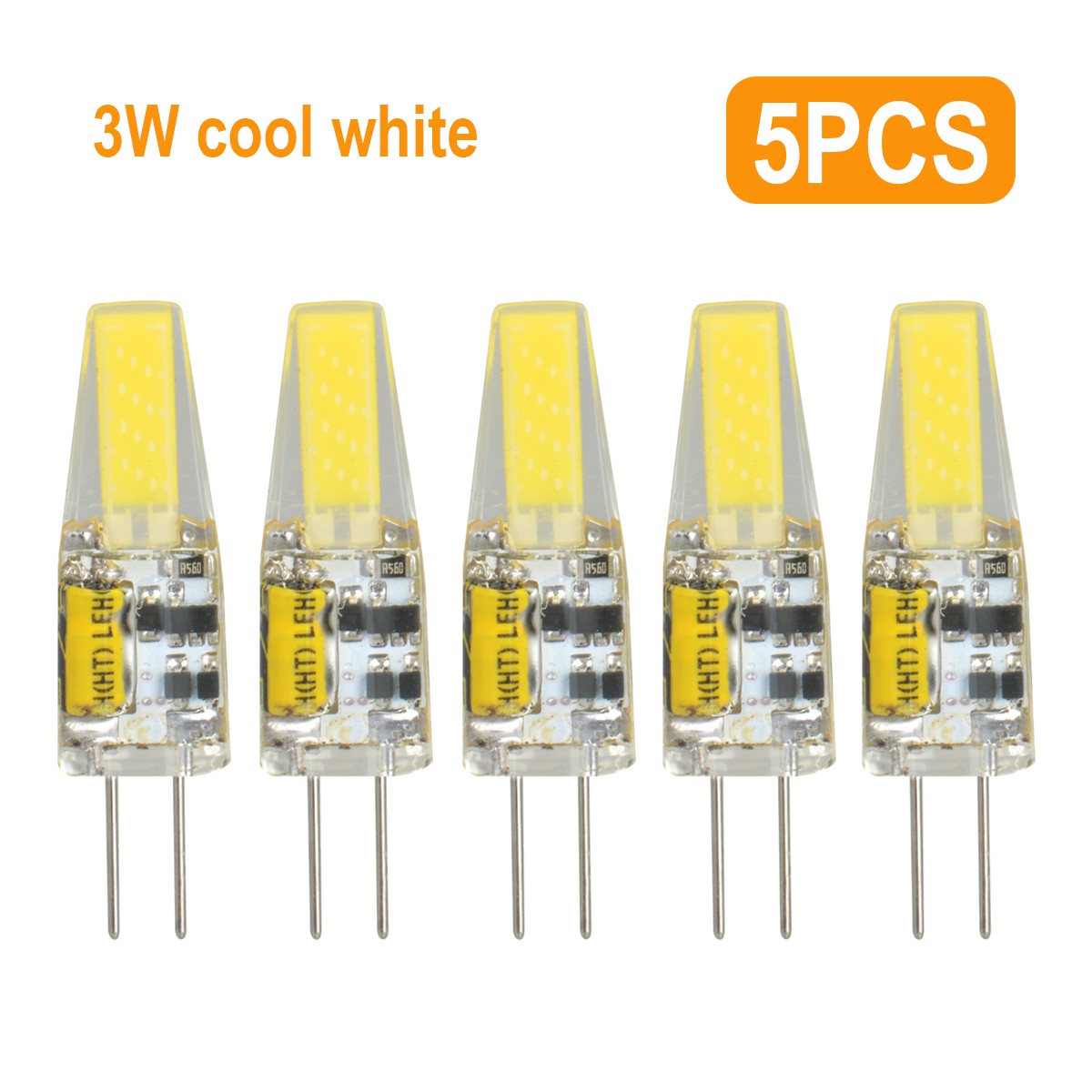 5PCS / 10PCS G4 LED 12V AC/DC COB Light 6W 3W High Quality LED G4 COB Lamp Bulbs