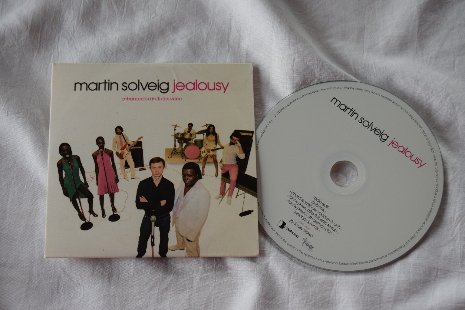 Martin Solveig – Jealousy CD 2005 Enhanced Video House Defected