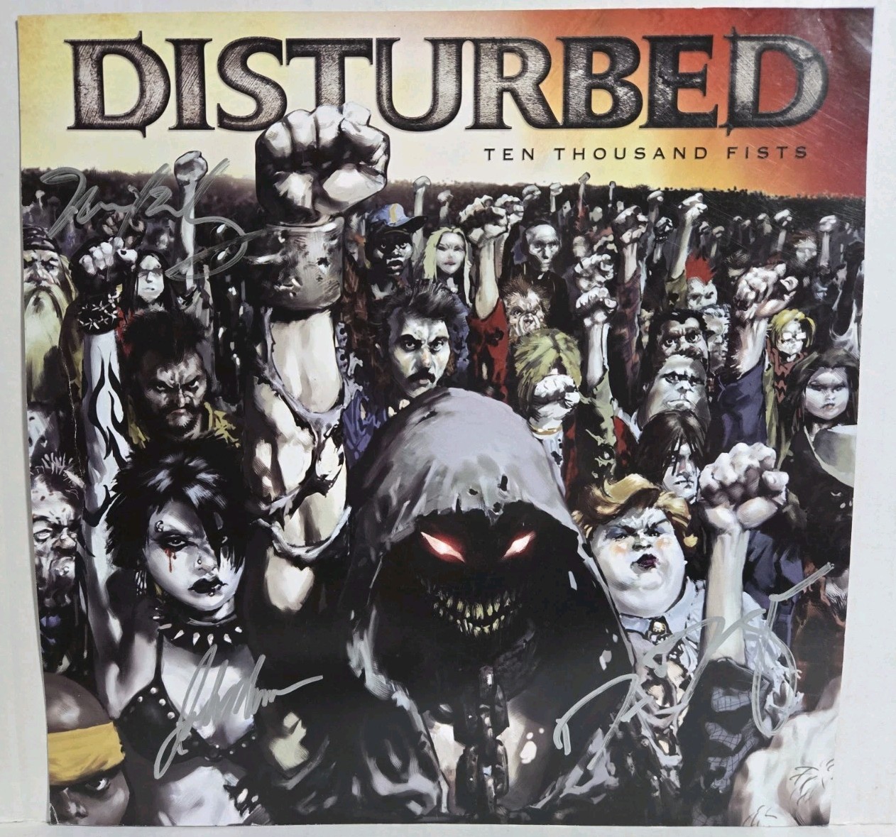 Disturbed - Ten Thousand Fists - Signed In Store Album Promo Disturbed - Ten Thousand Fists - Signed In Store Album Promo