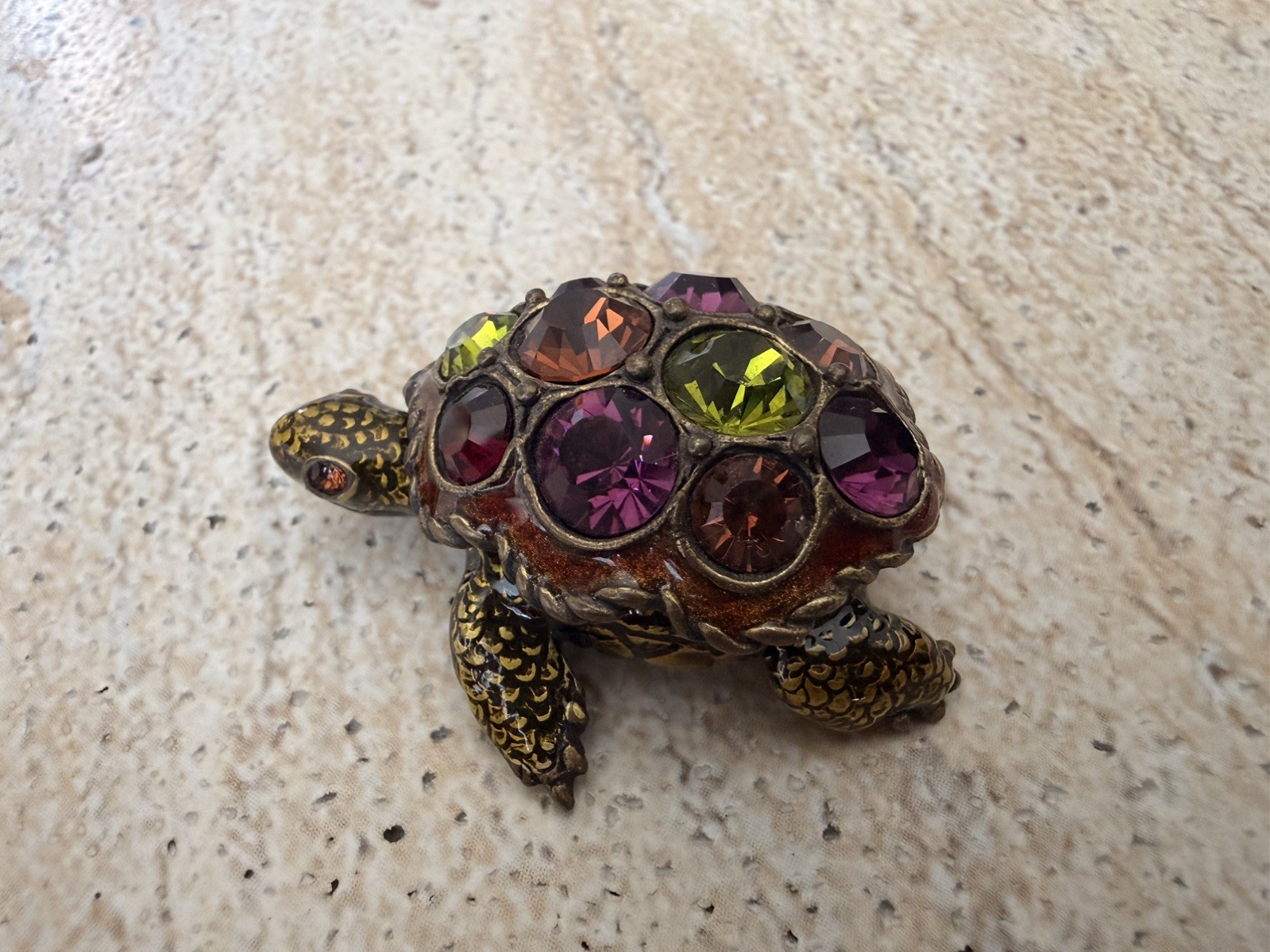 Jay Strongwater Mini Turtle Trinket Box Jay Strongwater Mini Turtle Trinket Box