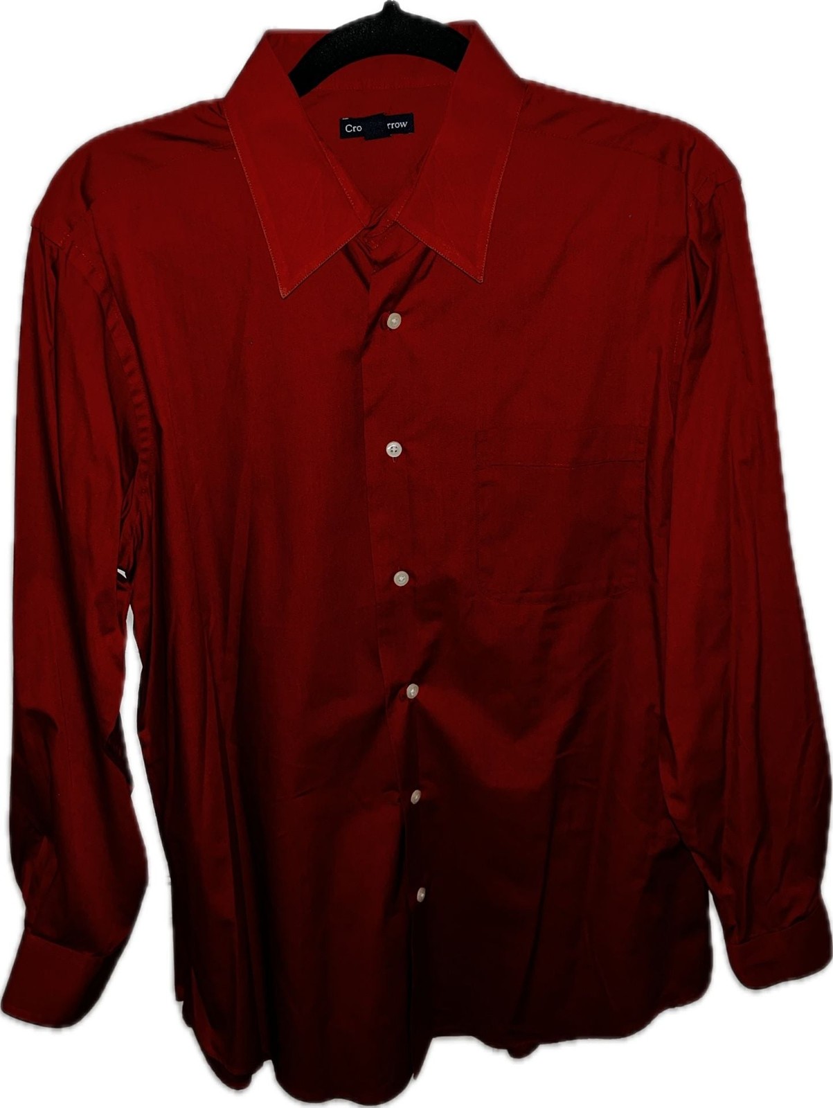 Croft & Barrow Long Sleeve Dress Shirt Size 15.5-16 32/33 Red Croft & Barrow Long Sleeve Dress Shirt Size 15.5-16 32/33 Red