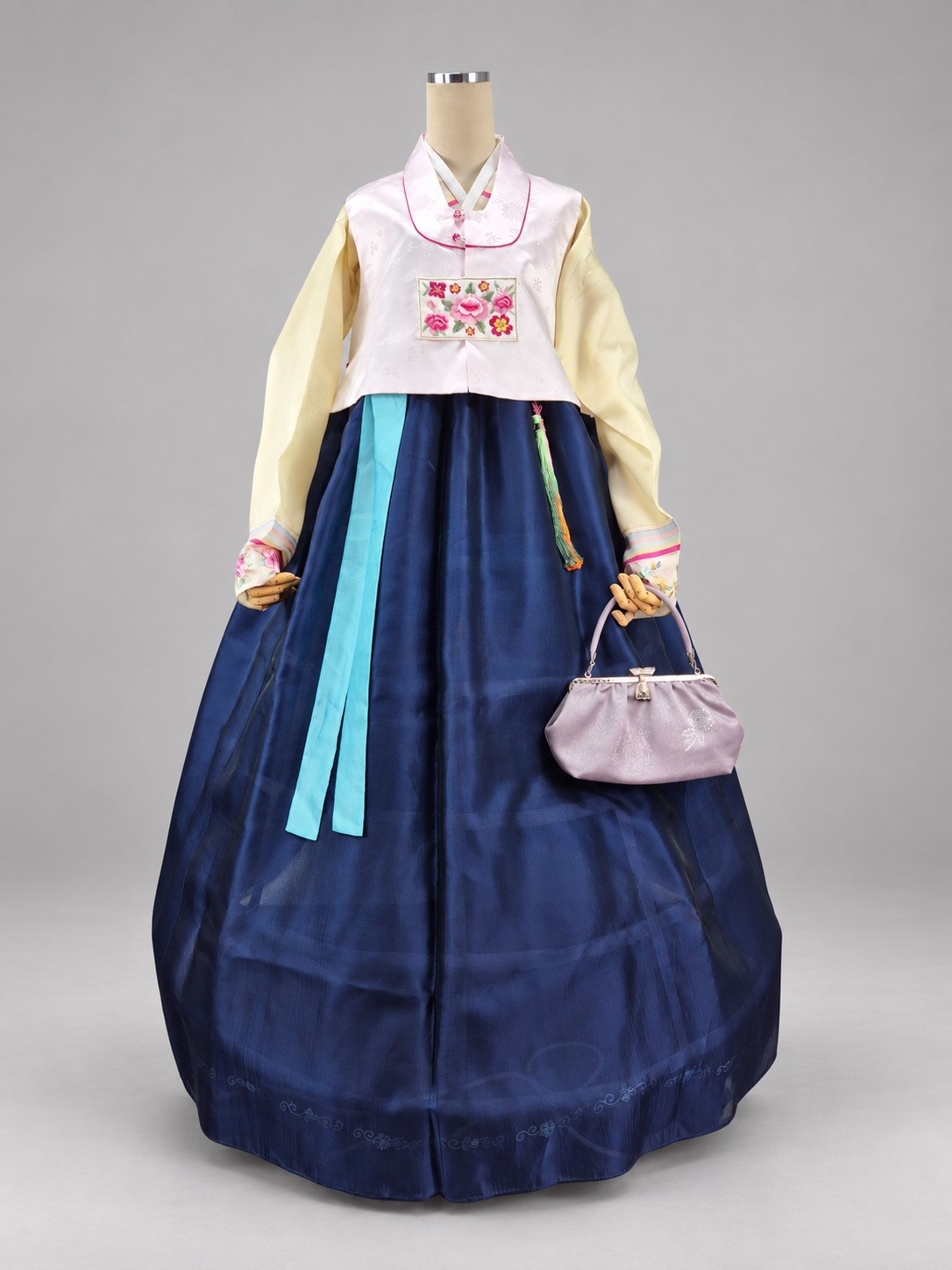 Korean Hanbok Women Chima Jeogori Embroidered Traditional Dress Made in Korea