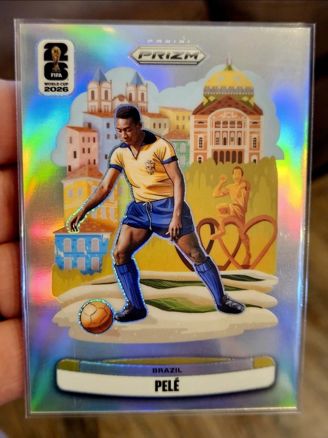 Pelé 🔥 2026 Panini Prizm🔥 Fifa World Cup National Landmarks SSP