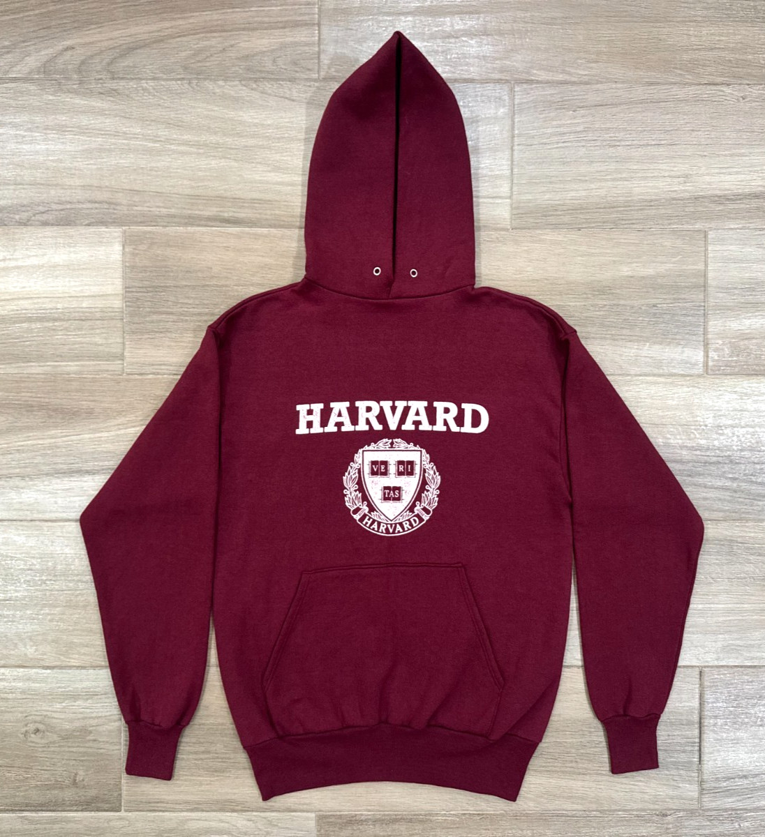Vintage 80s Harvard University Hoodie Sweatshirt FITS MEDIUM Men\'s Pullover USA