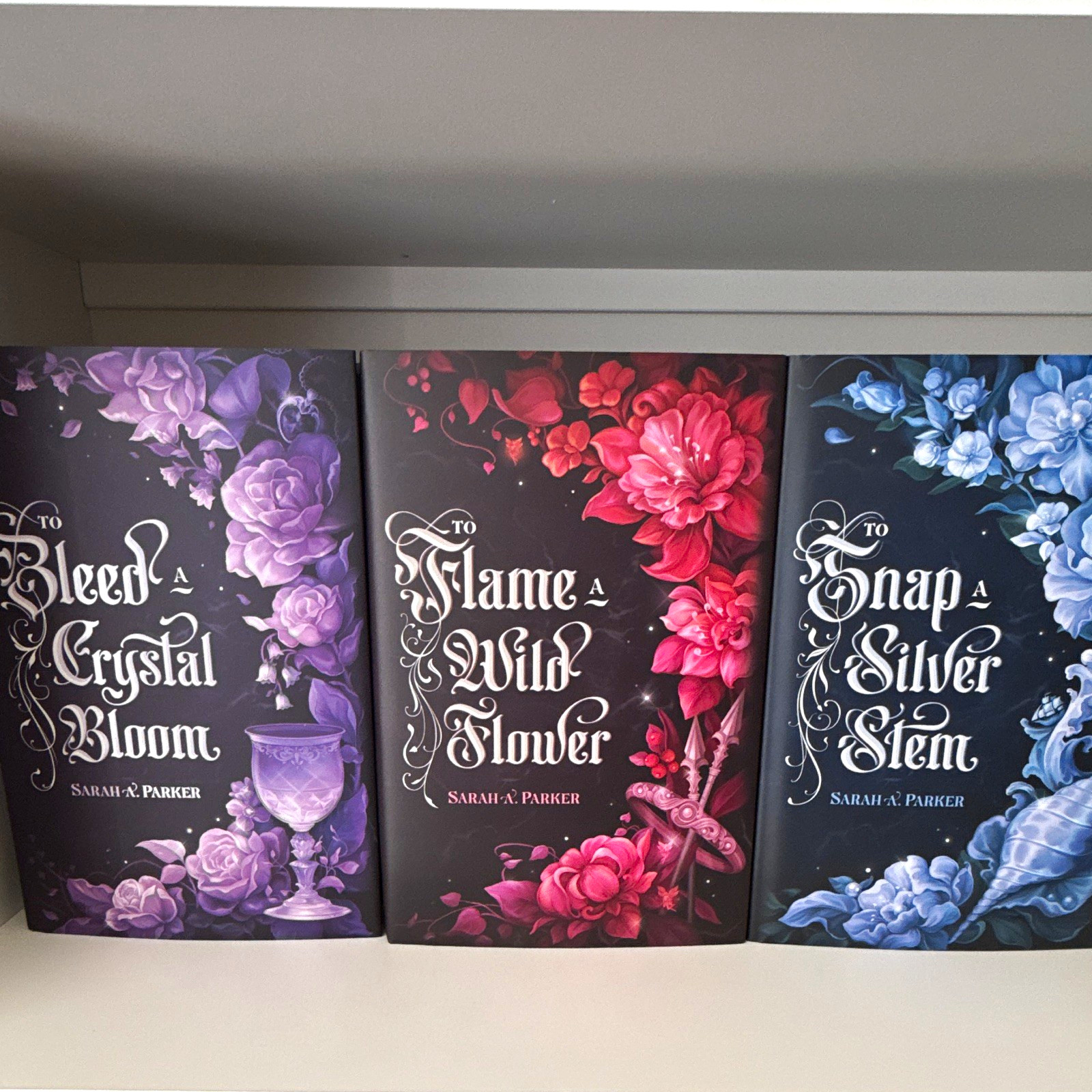 Sarah A. Parker Crystal Bloom Series 3-Book Fairyloot Exclusive Edition unsigned Sarah A. Parker Crystal Bloom Series 3-Book Fairyloot Exclusive Edition unsigned
