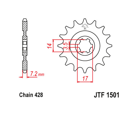 JT Front Sprocket 12 12T Tooth Kawasaki KLX140 & L G R RF 2008-2026 KLT KLF 110 JT Front Sprocket 12 12T Tooth Kawasaki KLX140 & L G R RF 2008-2026 KLT KLF 110