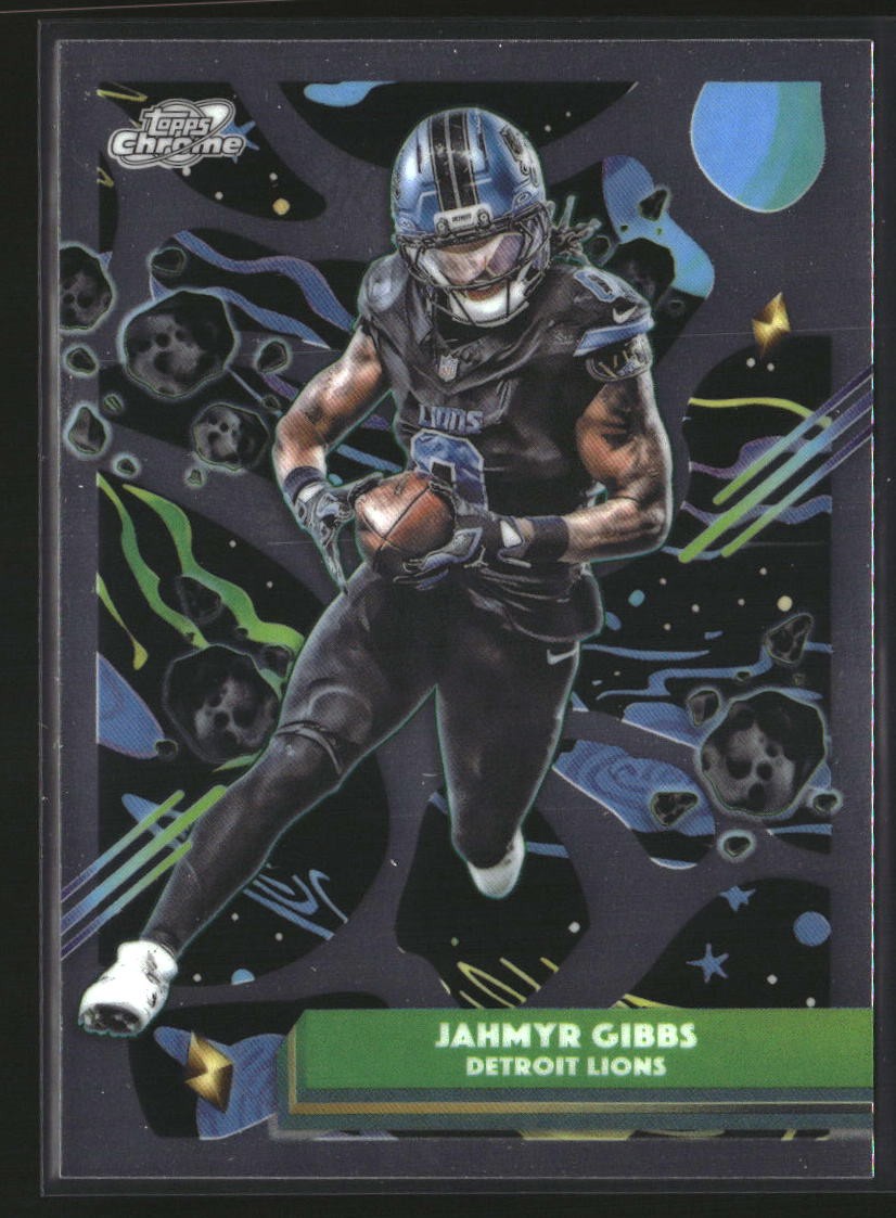 2025 Topps Chrome Cosmic Jahmyr Gibbs #32 Detroit Lions 2025 Topps Chrome Cosmic Jahmyr Gibbs #32 Detroit Lions