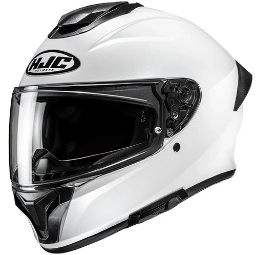 HJC C71 SunShield Motorcycle Helmet Pearl White XS S M L XL 2X Sunscreen c-71 BK HJC C71 SunShield Motorcycle Helmet Pearl White XS S M L XL 2X Sunscreen c-71 BK