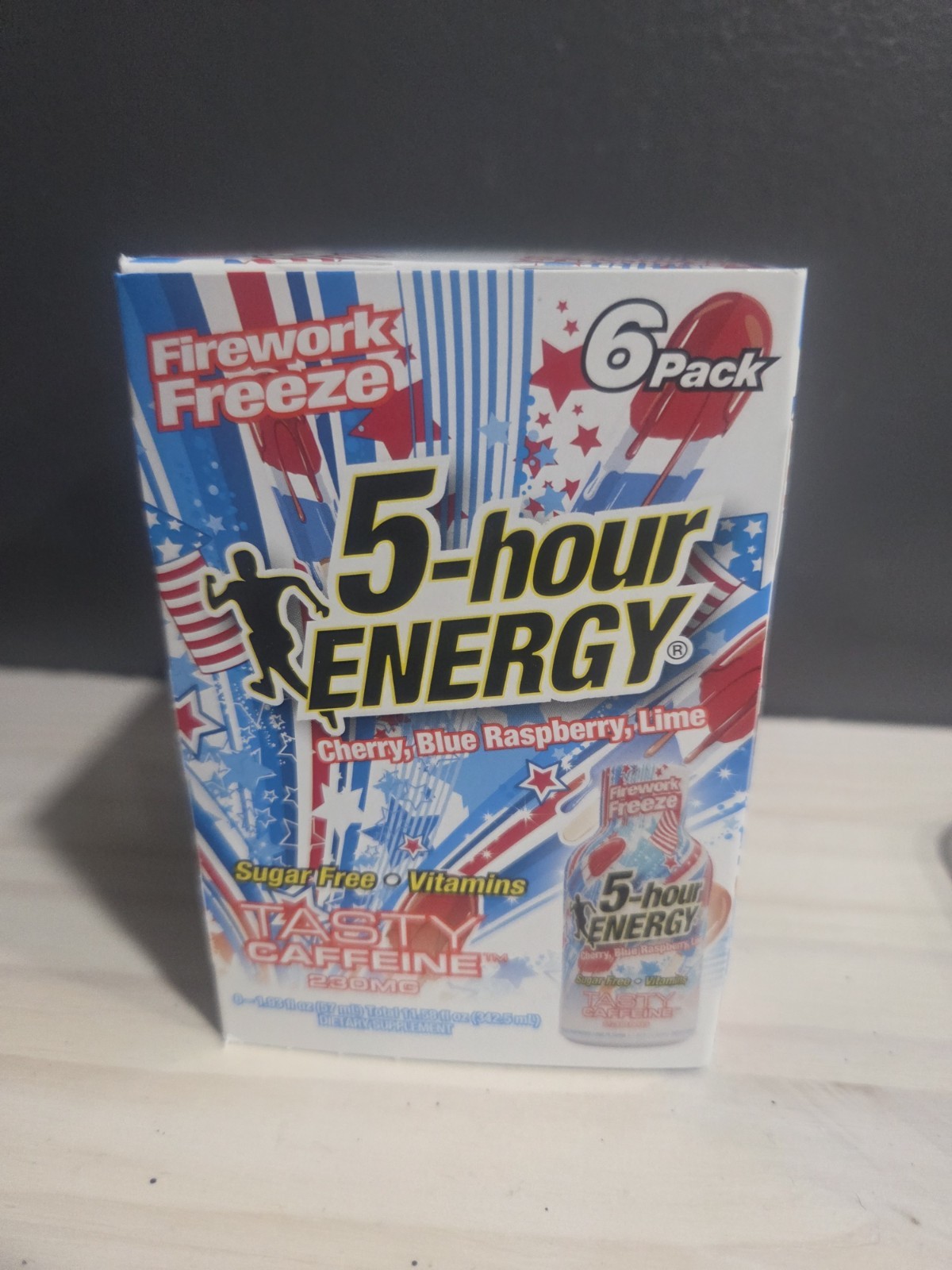 5-Hour ENERGY FIREWORK FREEZE Flavor, 6 Count, 1.93 Fl Oz Extra Strength Shots 5-Hour ENERGY FIREWORK FREEZE Flavor, 6 Count, 1.93 Fl Oz Extra Strength Shots