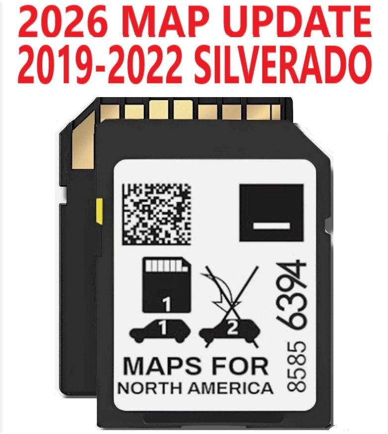 *BRAND NEW* 2026 MAP UPDATE 2019-2022 SILVERADO Navigation SD Card 85856394 32GB