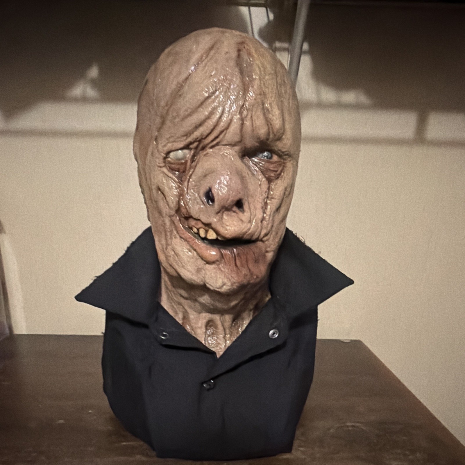 Life Size Cropsy Bust The Burning Horror Prop Custom Painted Grim Father Studios