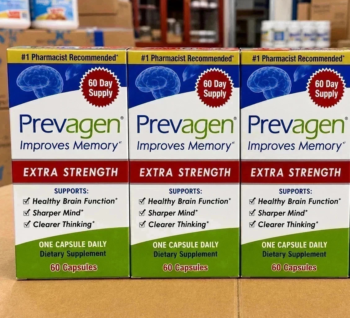 Prevagen Extra Strength 20mg Capsules- 60 Count- 3 Pack180 -Day Supply 