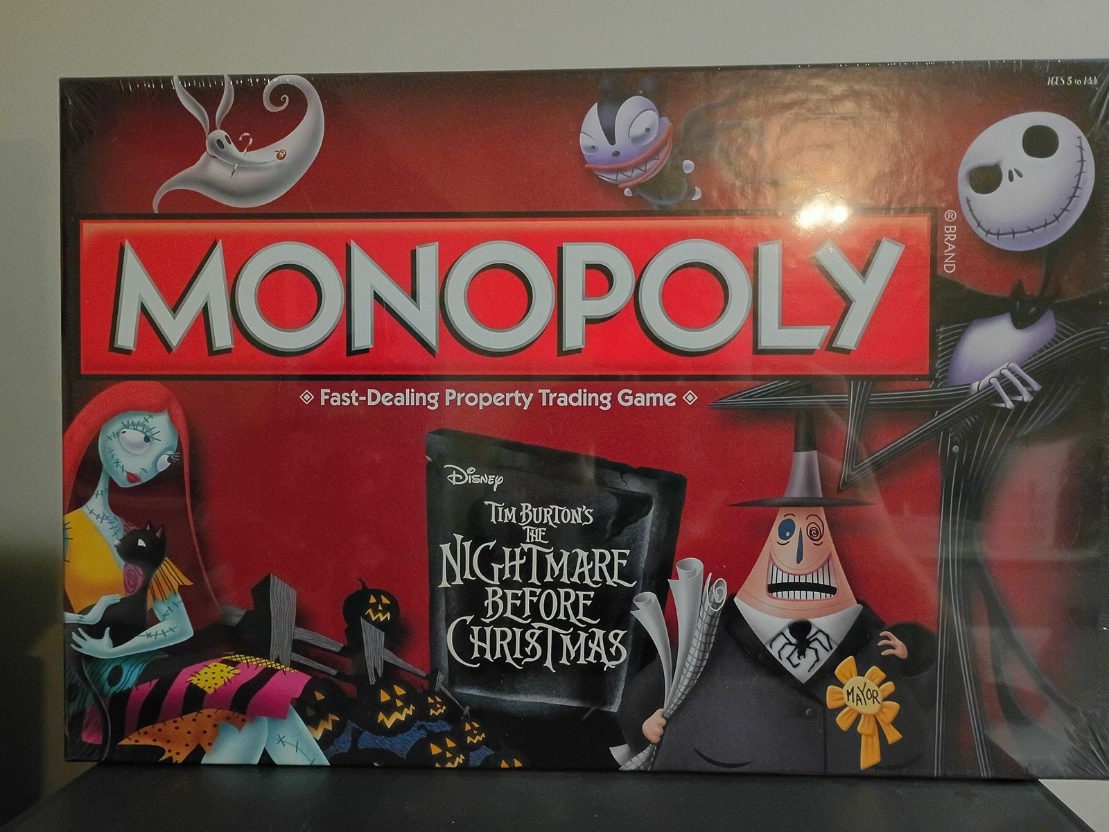 Monopoly Tim Burton\'s The Nightmare Before Christmas Board Game