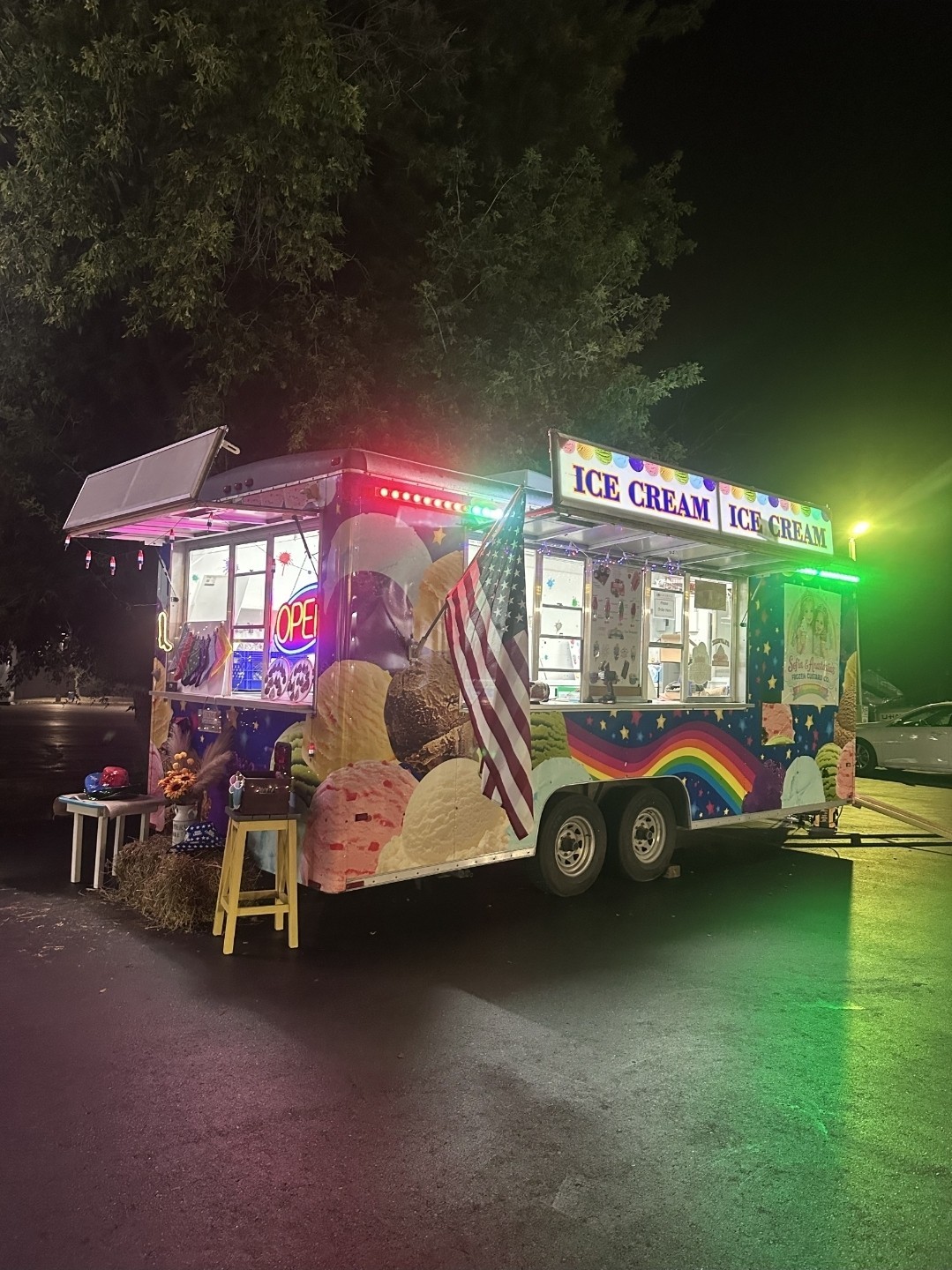 Ice Cream Concession Trailer Towable Food Trailer w/ Freezer, Sink, Electrical Ice Cream Concession Trailer Towable Food Trailer w/ Freezer, Sink, Electrical