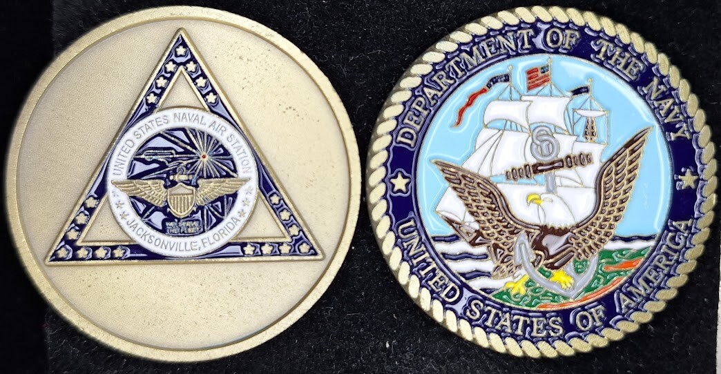  NAVAL AIR STATION JACKSONVILLE, FLORIDA - Navy Challenge Coin