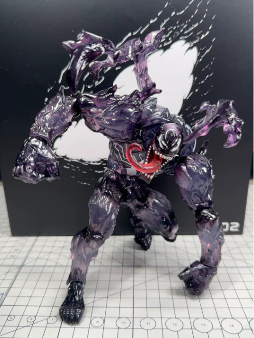 New PC Toys The Amazing Venom Symbiote Transparent Ver. 1/12 Action Figure Model