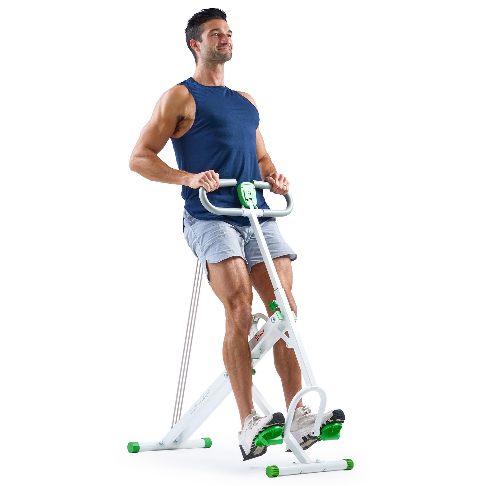 Sunny Health & Fitness Smart Row-N-Ride Glute & Leg Trainer, Foldable Squat Sunny Health & Fitness Smart Row-N-Ride Glute & Leg Trainer, Foldable Squat