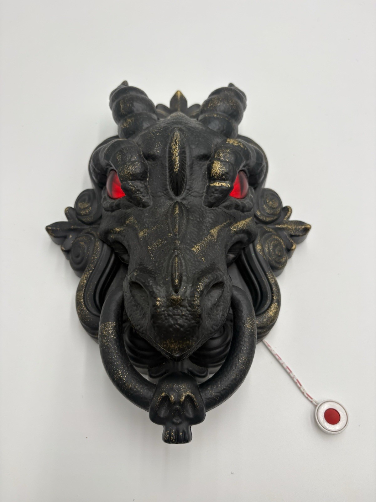 Hyde and Eek Dragon Door Knocker Sound Activated, Eyes light up Talks Works EUC Hyde and Eek Dragon Door Knocker Sound Activated, Eyes light up Talks Works EUC