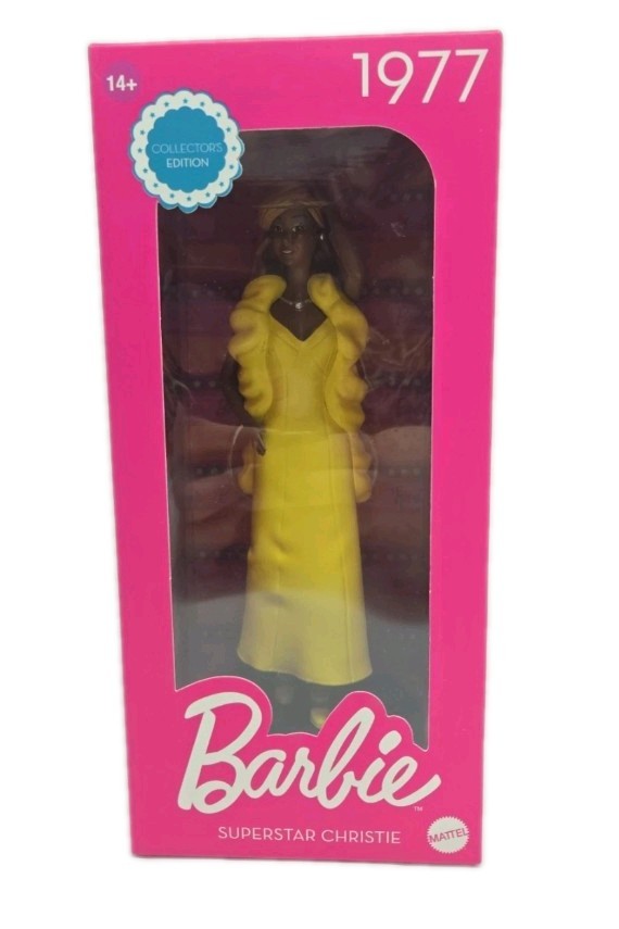 Barbie Superstar Christie 1977 Collector Figure Doll. 2025 Luppa/Mattel. New Barbie Superstar Christie 1977 Collector Figure Doll. 2025 Luppa/Mattel. New