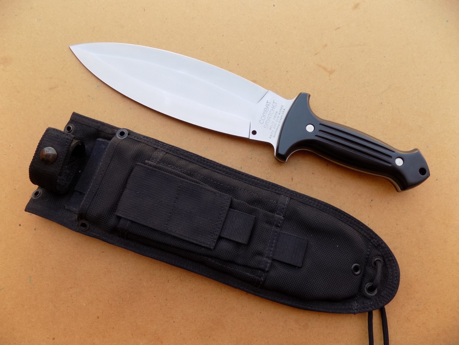 Vintage Wells Creek Applegate Fairbairn Smatchet Knife Made by Buck Vintage Wells Creek Applegate Fairbairn Smatchet Knife Made by Buck