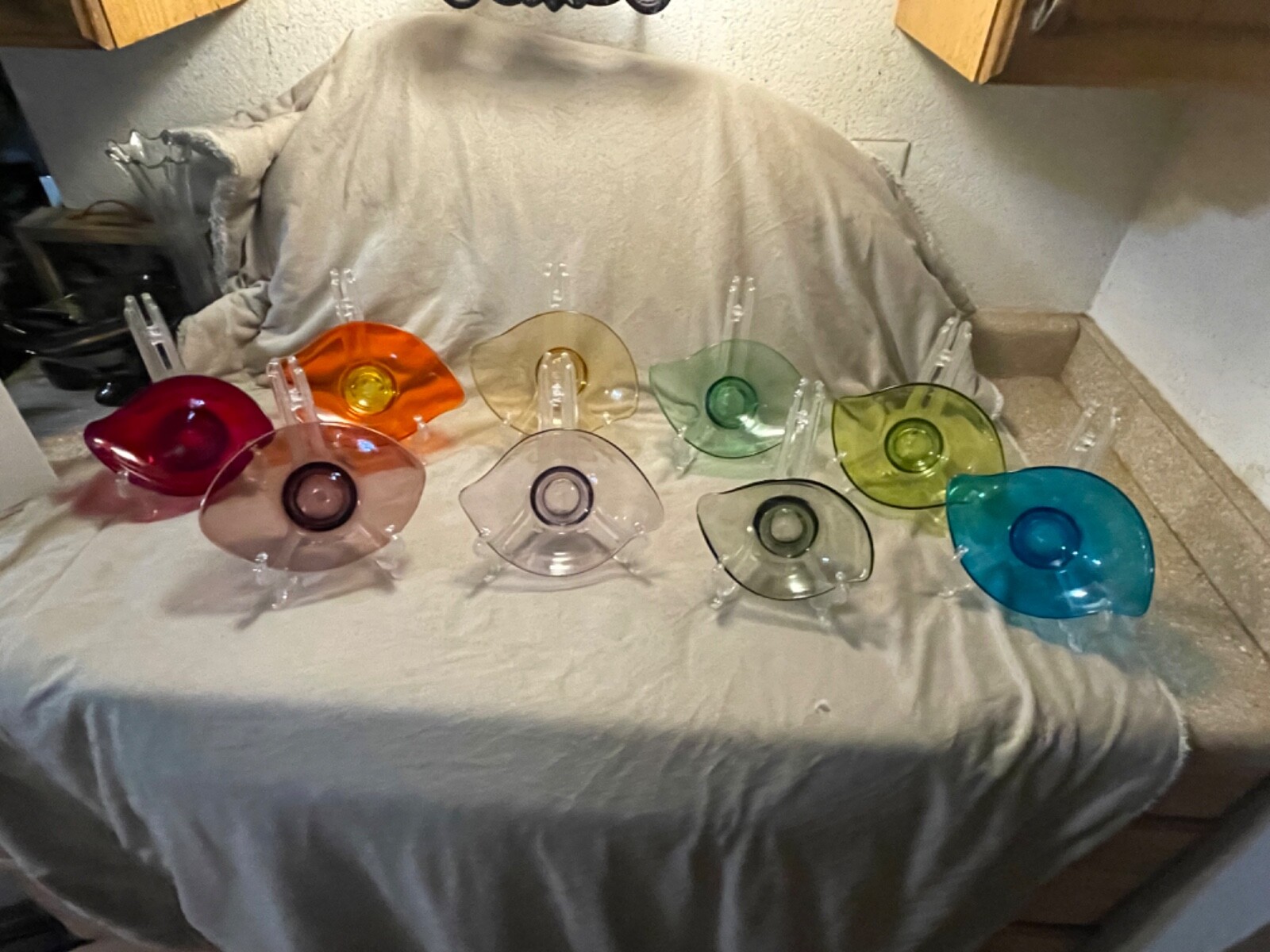 Viking Glass: Instant Rainbow Collection Bon Bon Candy, Epic, Free Form Dish HTF Viking Glass: Instant Rainbow Collection Bon Bon Candy, Epic, Free Form Dish HTF