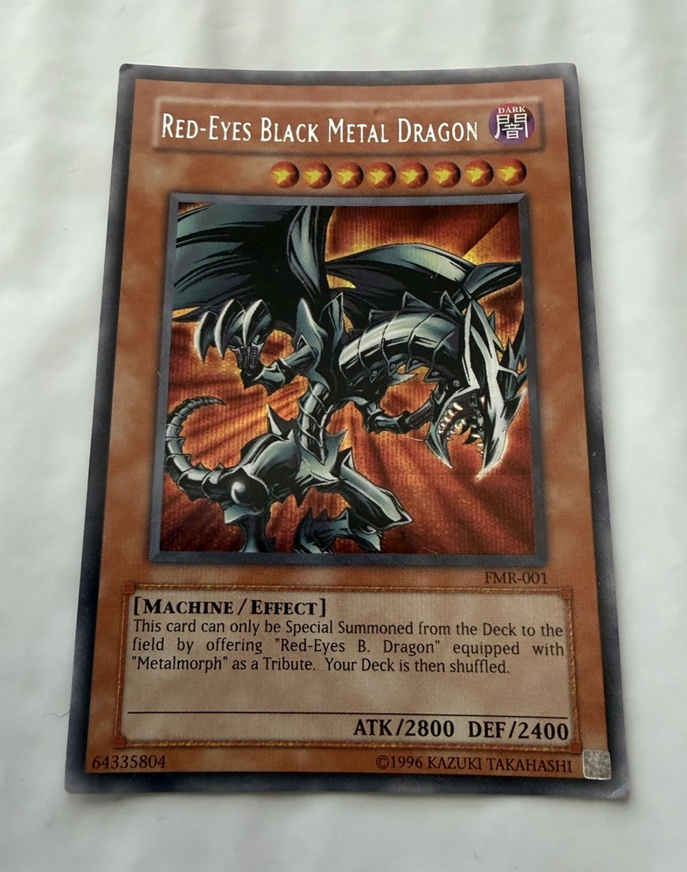 Red-Eyes Black Metal Dragon FMR-001 - Yugioh Holo Promo Red-Eyes Black Metal Dragon FMR-001 - Yugioh Holo Promo