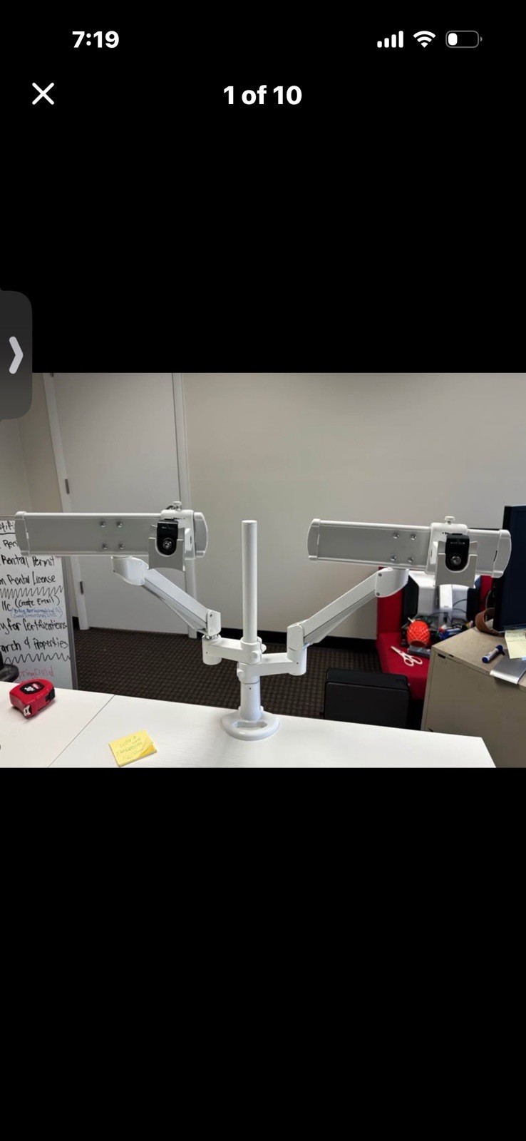 Patent Pending Dual Monitor Stand for 2 Monitors Desk Mount