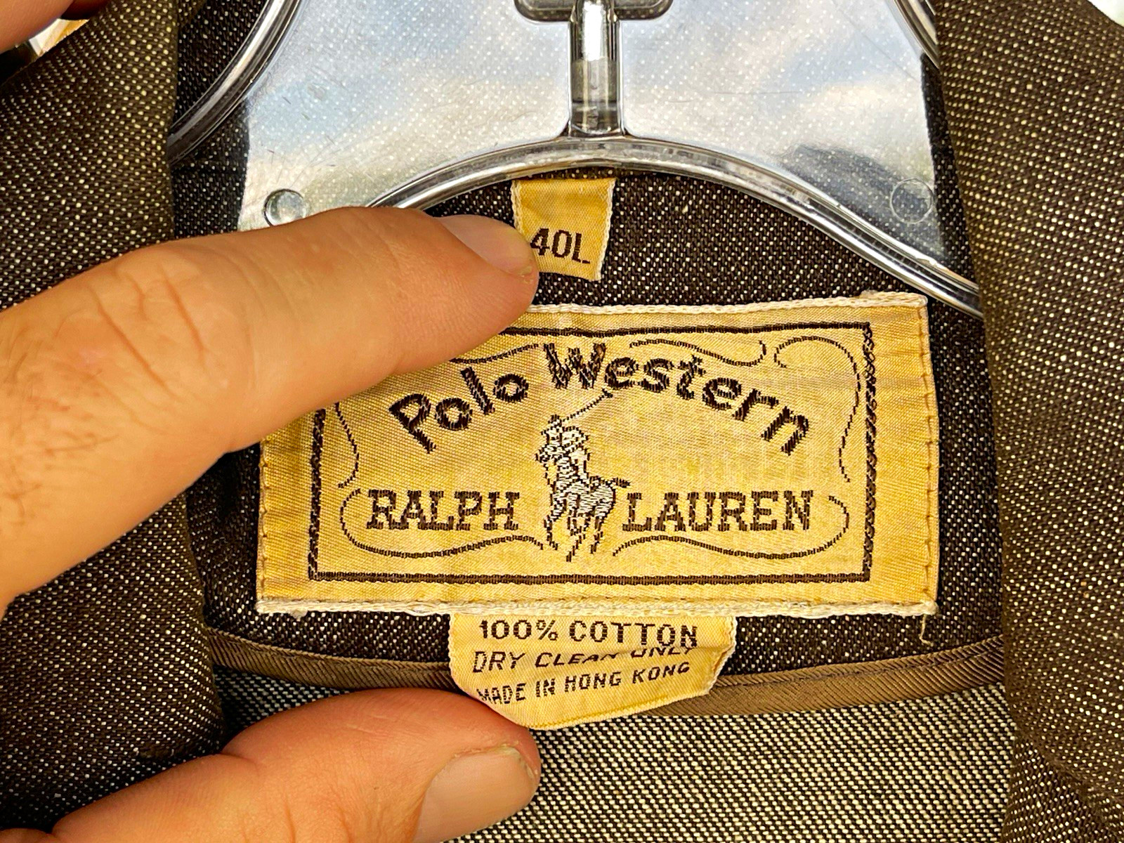 Vintage 1978–1982 Polo Western Ralph Lauren Denim Sport Coat / Duster Jacket. Vintage 1978–1982 Polo Western Ralph Lauren Denim Sport Coat / Duster Jacket.