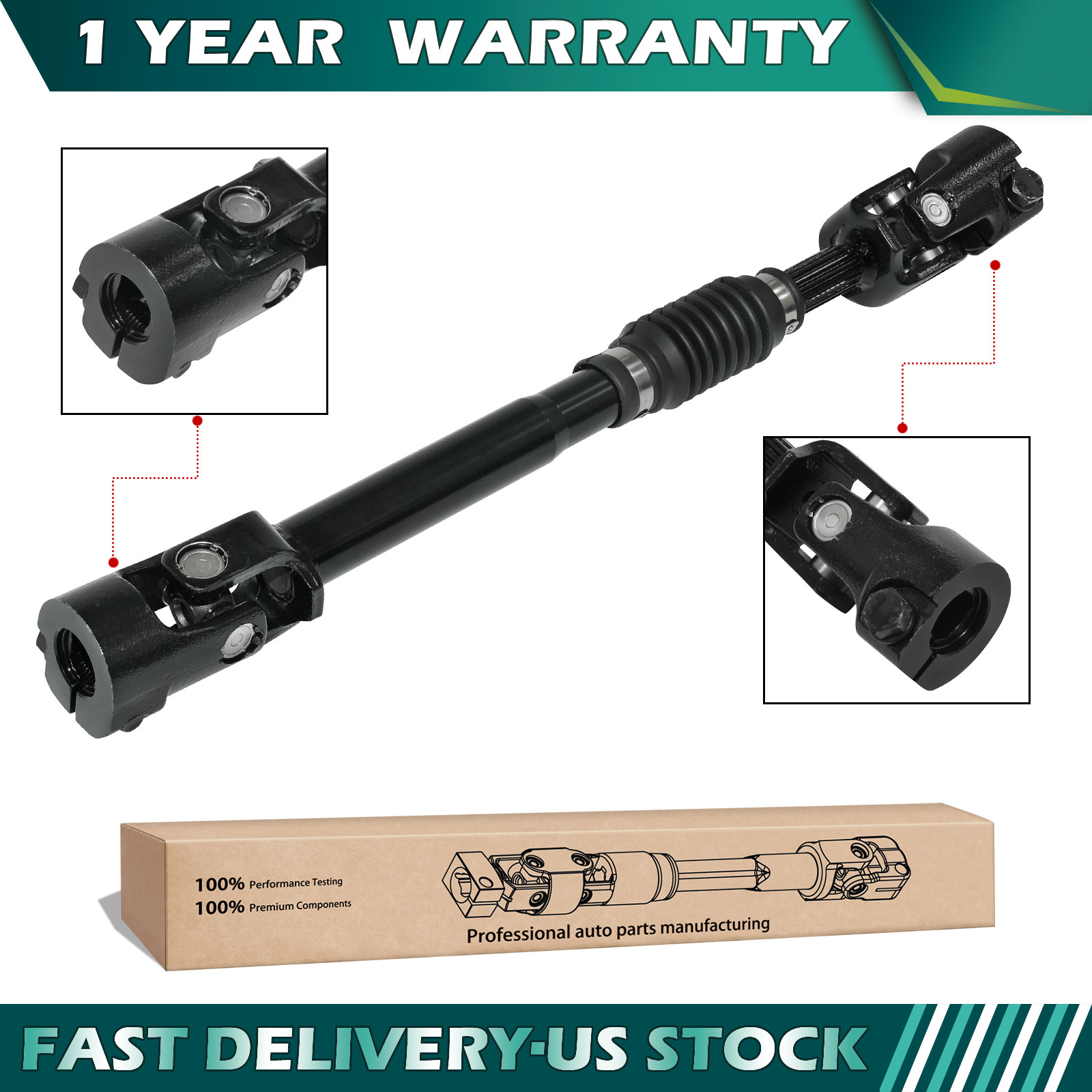 For 2007-19 Jeep Wrangler Jk Intermediate Steering Shaft Lower  55351281AB New