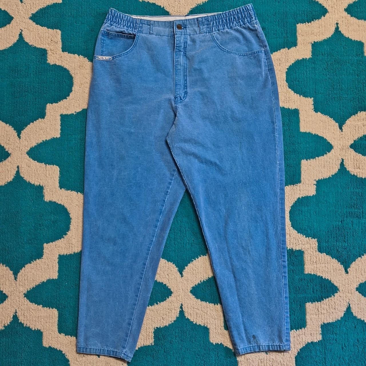 Vintage Late 80s Early 90s Women\'s Gitano 100% Cotton Jean Style Pants Size 20W Vintage Late 80s Early 90s Women\'s Gitano 100% Cotton Jean Style Pants Size 20W