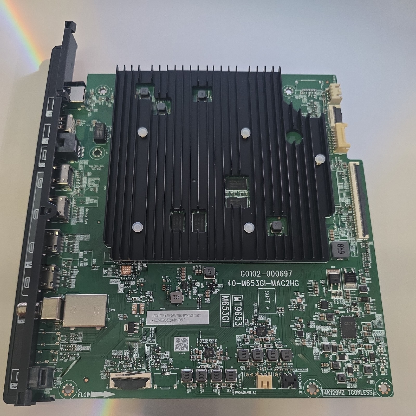 G0301-000916-Z00 TCL Main Board, G0102-000697, 40-M653GI-MAC2HG, 65QM67K, 75QM6K G0301-000916-Z00 TCL Main Board, G0102-000697, 40-M653GI-MAC2HG, 65QM67K, 75QM6K