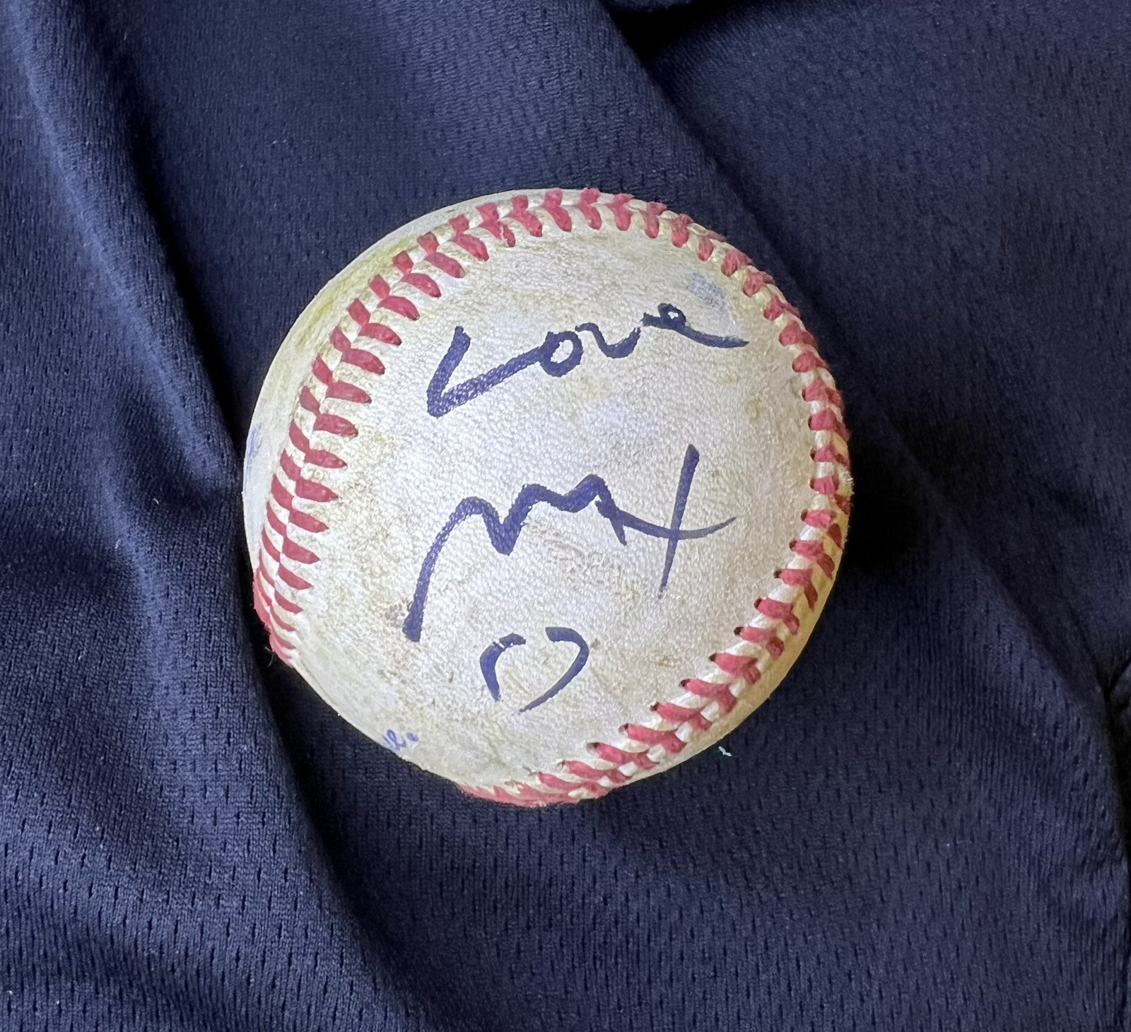 ARTIST PETER MAX SIGNED AUTOGRAPH VINTAGE BASEBALL BALL WITH ORIGINAL ART RARE