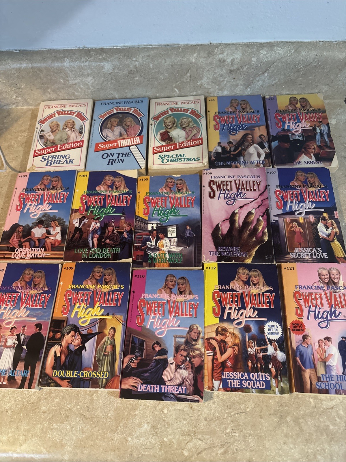 Francine Pascal’s Sweet Valley High Book Lot 95,96,103-110,112,121 And Super Ed, Francine Pascal’s Sweet Valley High Book Lot 95,96,103-110,112,121 And Super Ed,