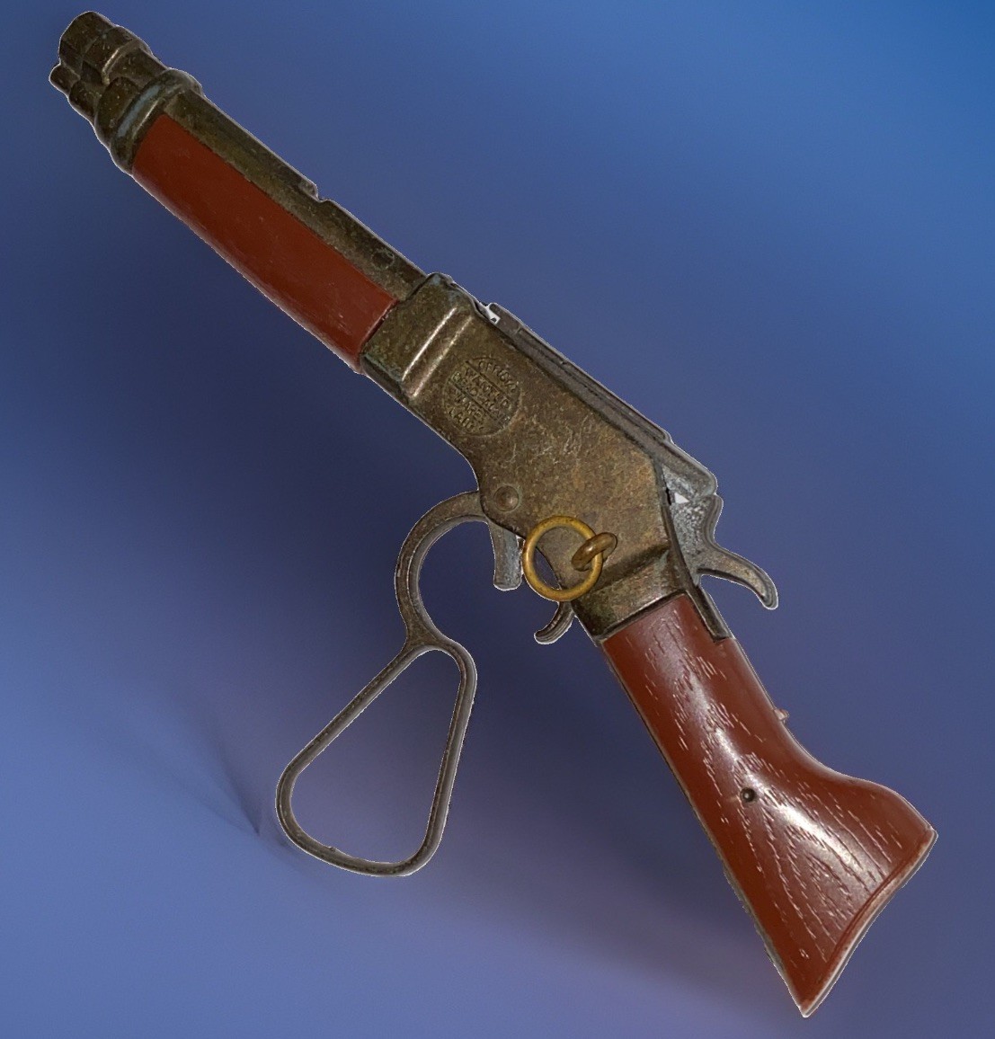 Vtg Marx Steve McQueen Cap Gun Mares Laig Wanted Dead or Alive 1960s Miniature
