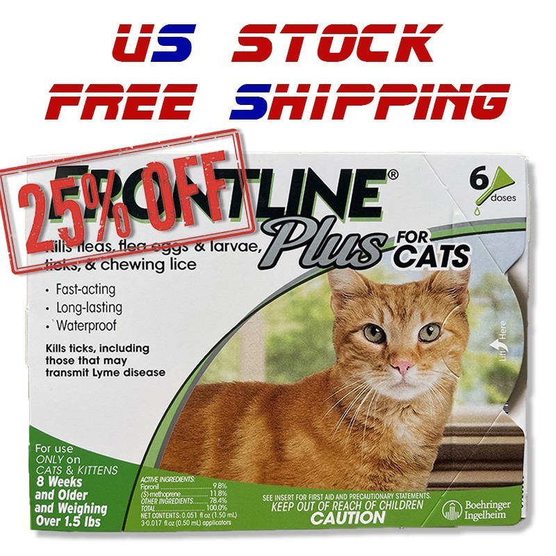 For CATS / 8 WEEKS / 6 Doses GENUINE -FREE SHIPPING- US Stcok Exp 02/2028+ For CATS / 8 WEEKS / 6 Doses GENUINE -FREE SHIPPING- US Stcok Exp 02/2028+