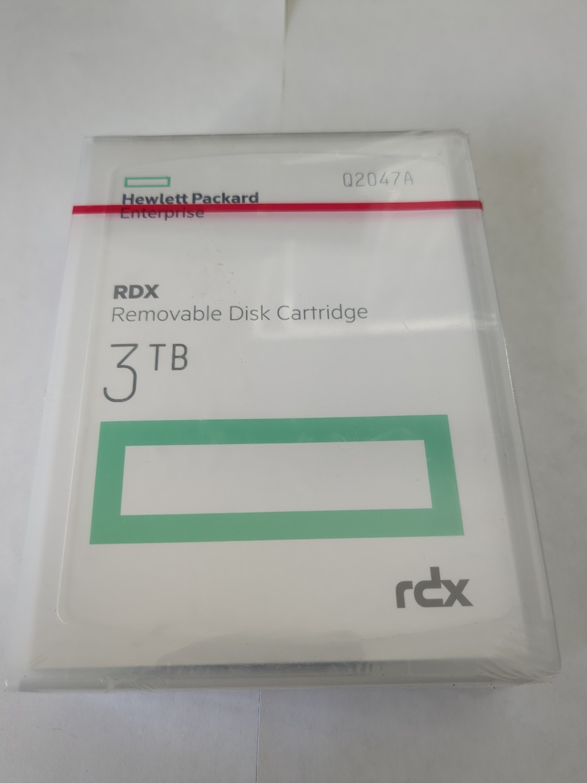 Hewlett Packard RDX Removable Disk Cartridge 3 TB Q2047A NEW SEALED Hewlett Packard RDX Removable Disk Cartridge 3 TB Q2047A NEW SEALED