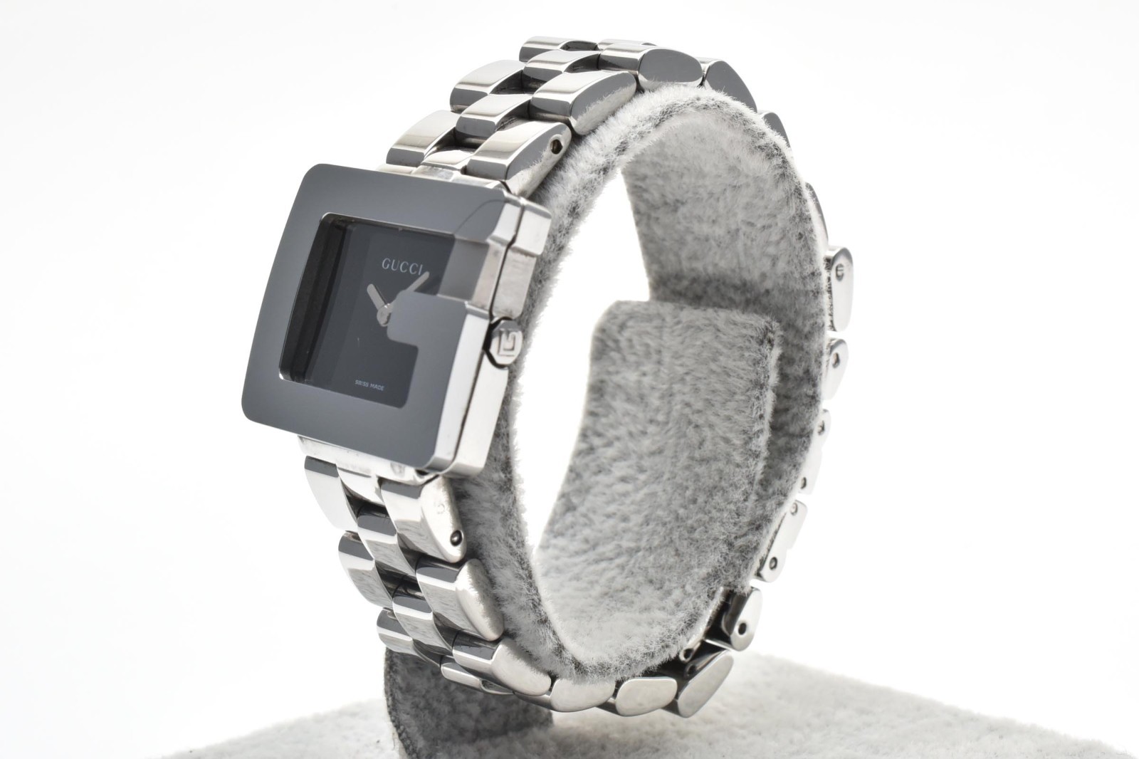Vintage [EXC+5] GUCCI 3600L G Face Black Dial 23mm Quartz Ladies Watch JAPAN